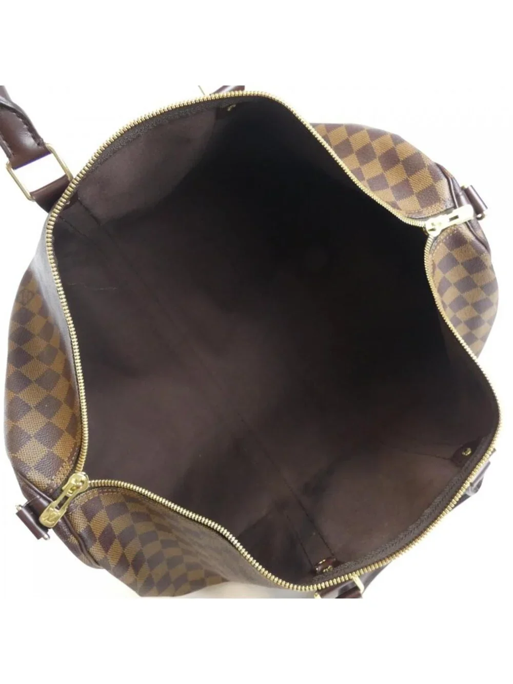 Louis Vuitton Damier Keepall Bandouliere 55 Boston Bag